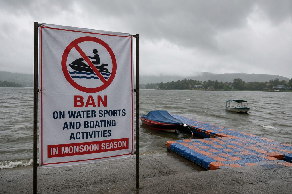 Monsoon Threat: Water Adventure Sports and Sea Activities Halted in Uttara Kannada